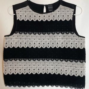 Barneys New York Black and White Top